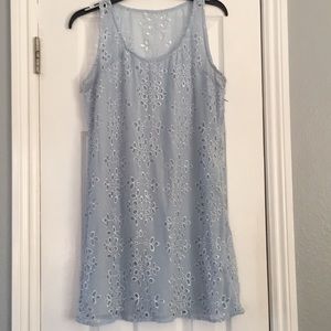 Light blue lace dress
